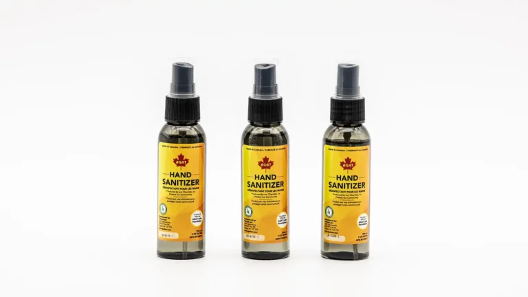 AGAT Laboratories and Shell Canada collaborated to produce and donate hand sanitizer made in Calgary during the COVID-19 pandemic.